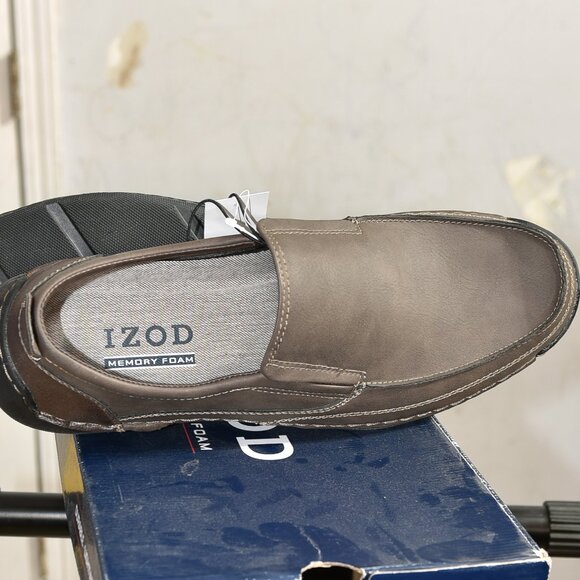 Izod‎ Men's Slip On Shoe Brown - Picture 5 of 6